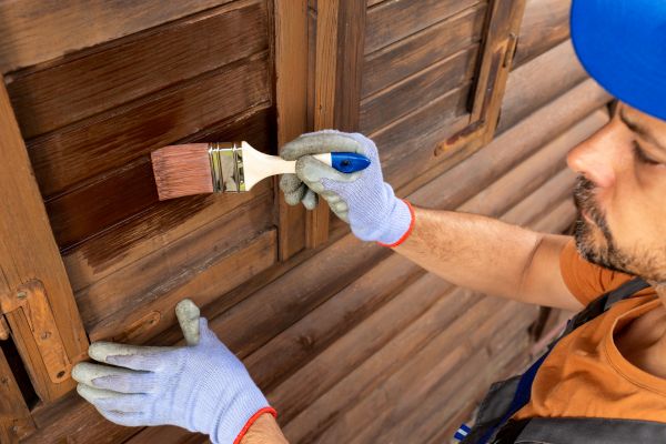 Exterior Wood Staining Service