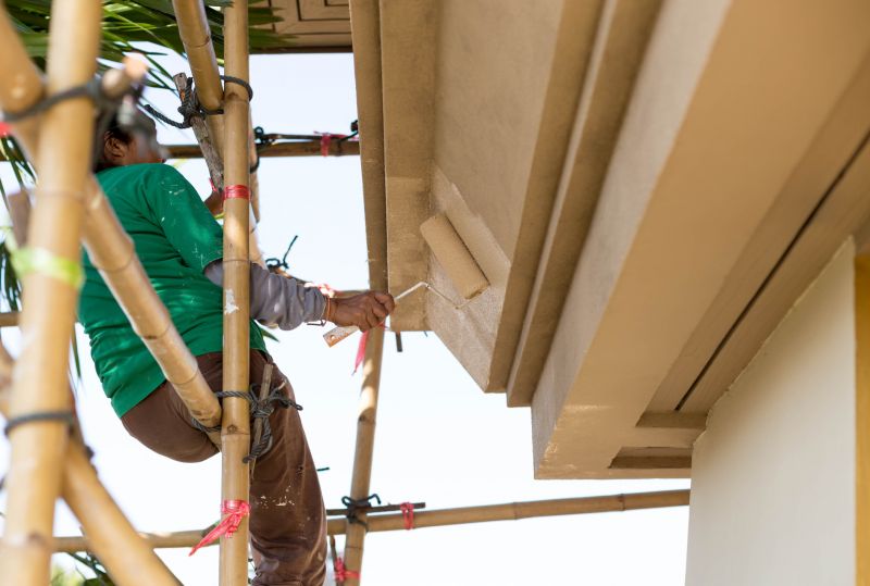 Exterior Cladding Painting detail