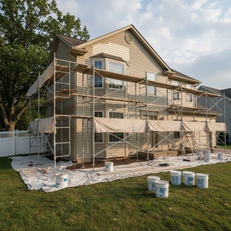 Exterior Home Painting detail