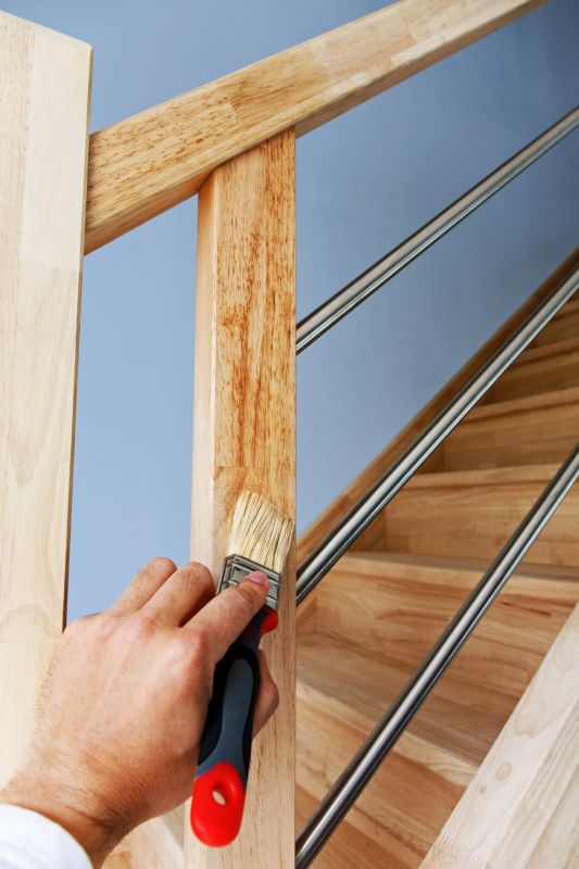 Wood Railing Staining